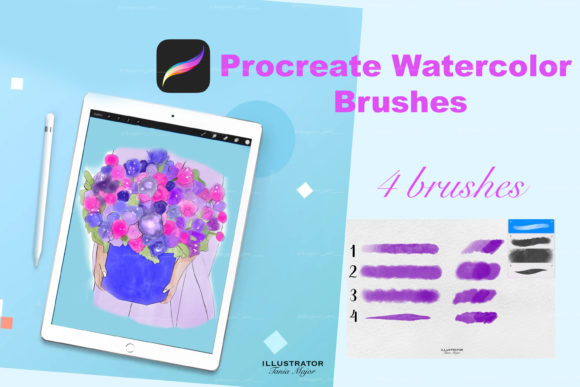 Download Procreate Watercolor Brushes - Watercolor brushes Collection