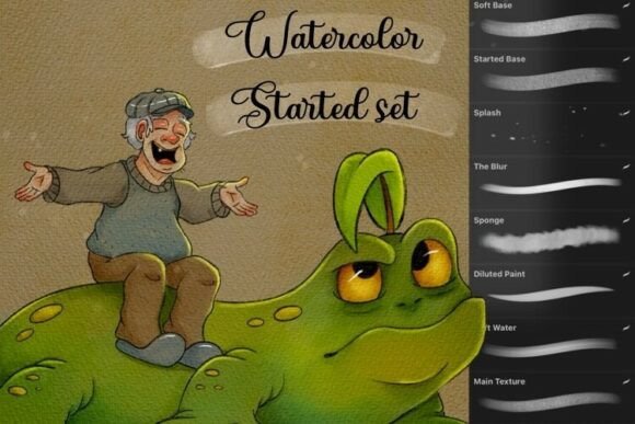 Download Procreate Watercolor Brushes - Watercolor brushes Collection