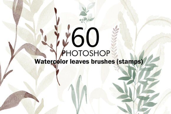 Download 60 Watercolor Brushes for Photoshop. - Watercolor brushes Collection