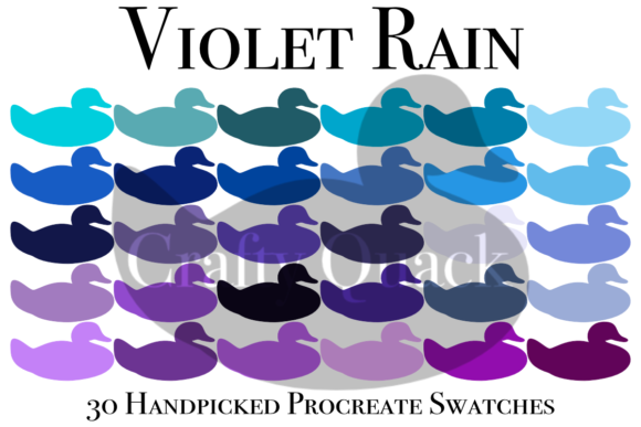 Download Violet Rain Procreate Swatches Palette - Rain procreate Collection