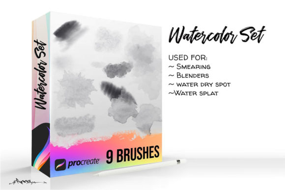 Download Procreate Watercolor Brushes - Watercolor brushes Collection