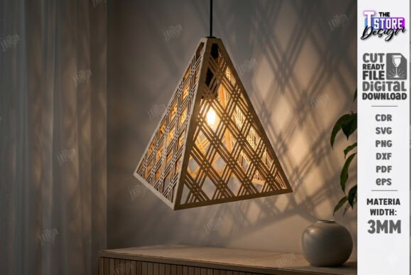 Download Wooden Pendant Light Shade Laser Cut - Shade Collection