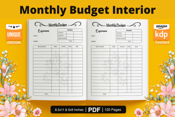 Download [KDP Interior] - Monthly Budget - Kdp interior Collection