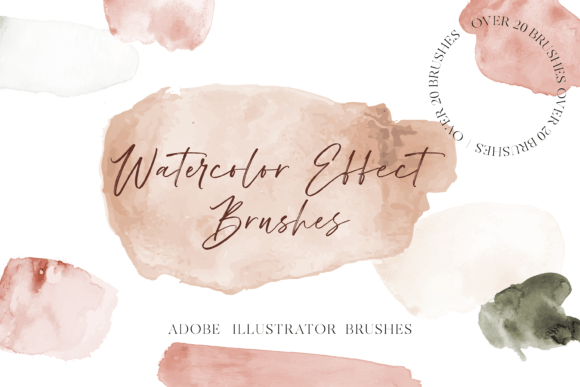Download Watercolor Brushes for AI - Premium Resources