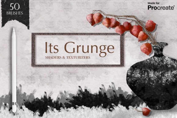 Download Grunge Texture Brushes for Procreate - Grunge Collection
