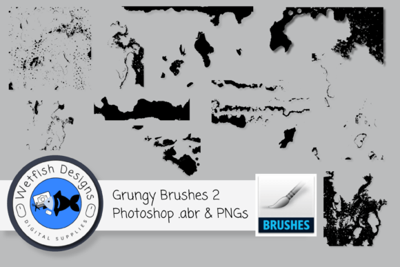 Download 12 High Resolution Dirty Grunge Brushes - Grunge Collection